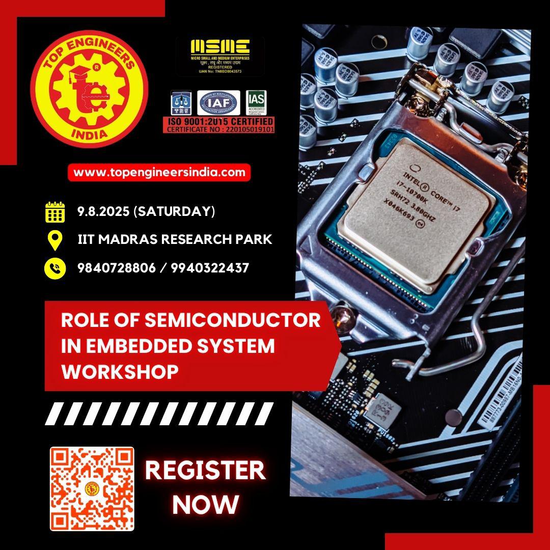 Role of Semiconductor in Embedded System Workshop 2025